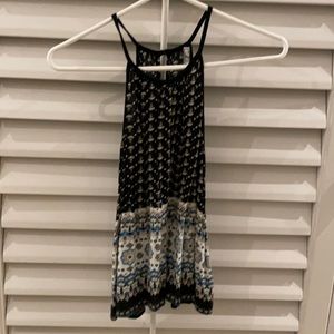 Chloe K patterned tank top
